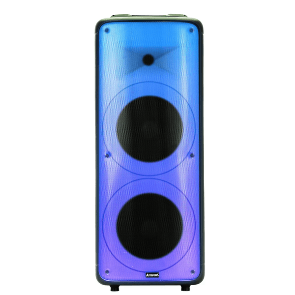 Caixa de Som Amplificada 2000w Party Vox ACA 2000 Amvox - PRETO