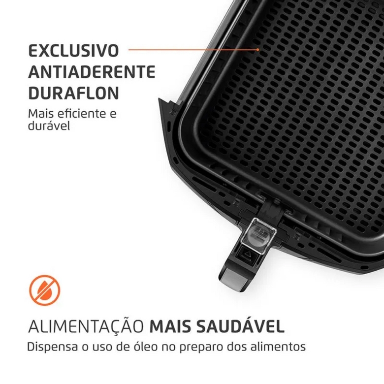 Fritadeira Elétrica Air Fryer 8L Mega Family AFN-80-BI Mondial