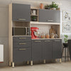 Cozinha Compacta 6 Portas 2 Gavetas Select Demóbile