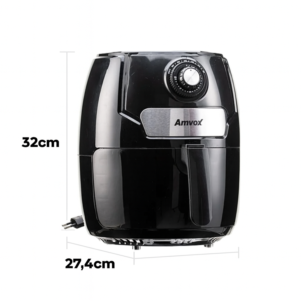 Fritadeira Elétrica Air Fryer Amvox 4,5 Litros ARF 1245