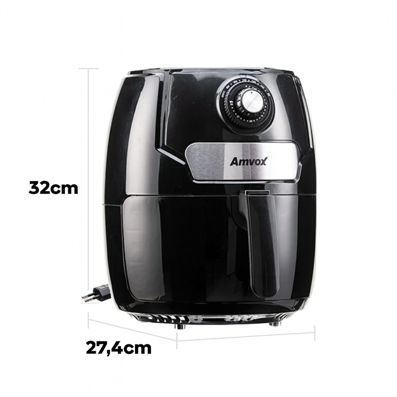 Fritadeira Elétrica Air Fryer Amvox 4,5 Litros ARF 1245