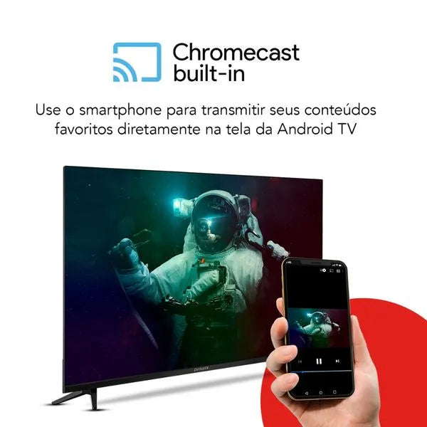 Smart TV 43" Full HD  AWS-TV-43-BL-02-A Wi-fi 2 HDMI Aiwa