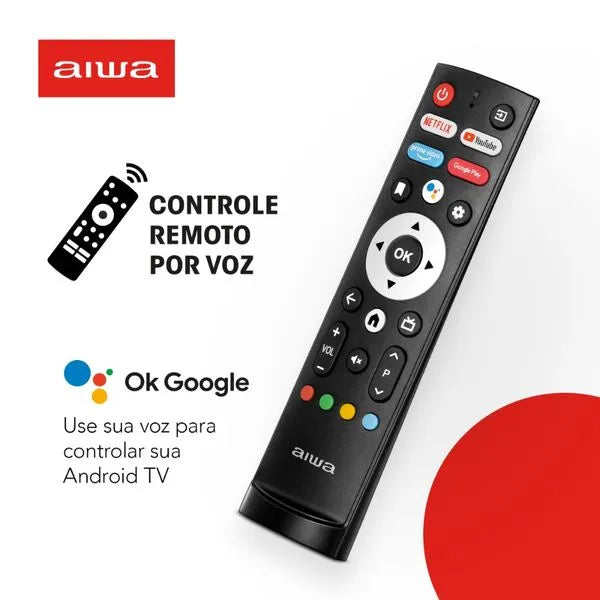 Smart TV 43" Full HD  AWS-TV-43-BL-02-A Wi-fi 2 HDMI Aiwa