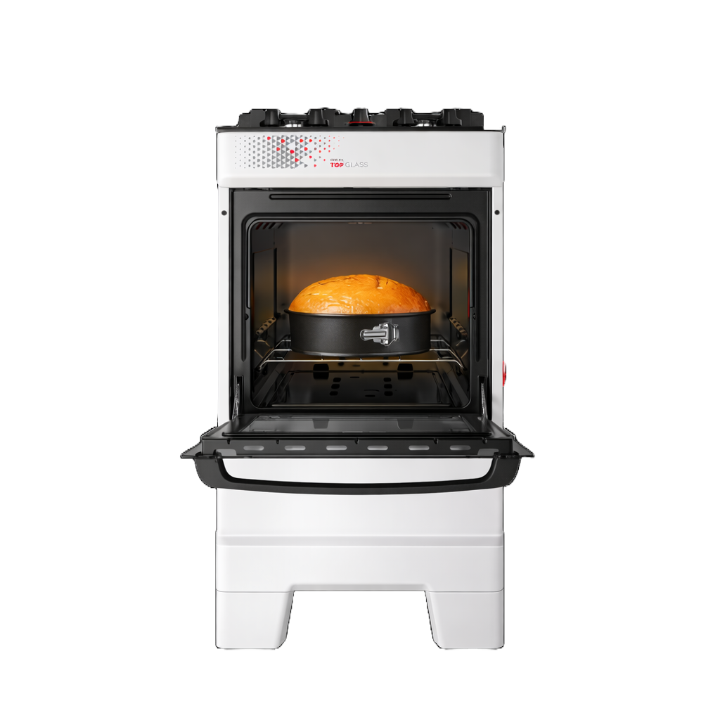 Fogão 4 Bocas Ideal Top Glass Acendimento Manual Esmaltec