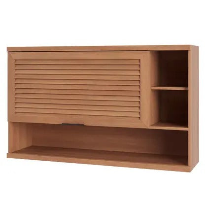 Armário Aéreo Macadamia 1 Porta 120cm Telasul com Nicho