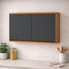 Armário Aéreo 80cm 2 Portas Telasul Macadâmia