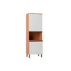 Paneleiro de Cozinha Macadâmia 70cm 4 Portas Telasul