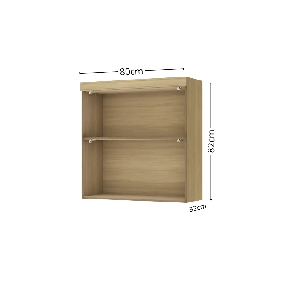 Armário 2 Portas Basculante 80 Cm MDF Marquesa Nesher