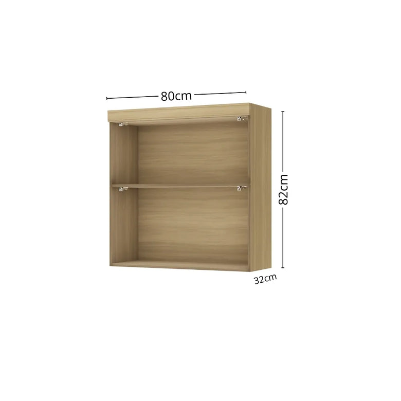Armário 2 Portas Basculante 80 Cm MDF Marquesa Nesher