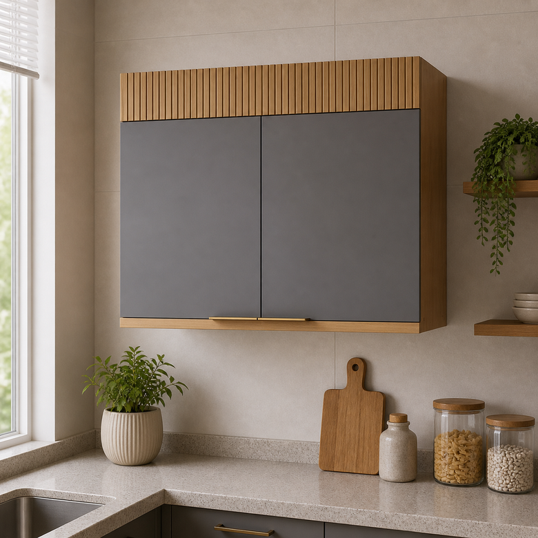 Armário Aéreo Realeza  2 Portas 80cm Nesher