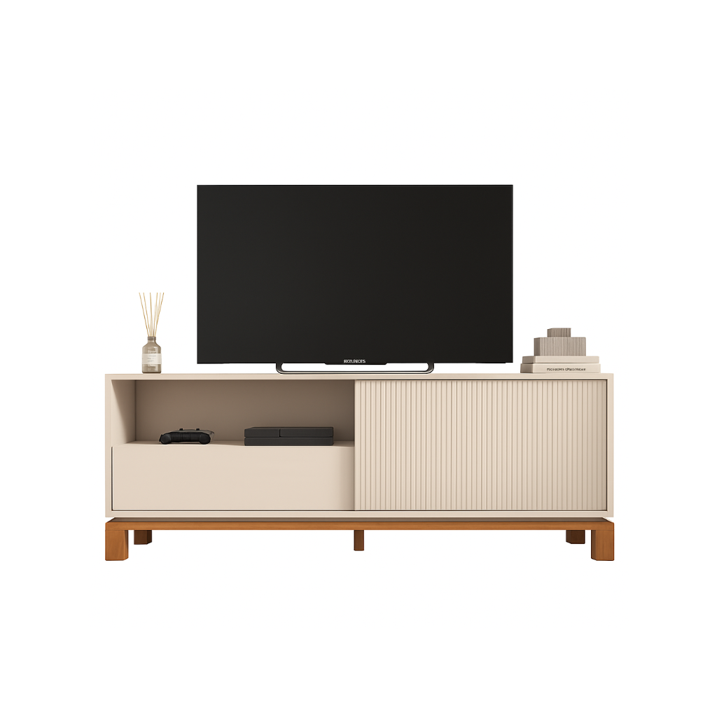 Bancada Para  Tv Até 55 Polegadas Mondrian Caemmun