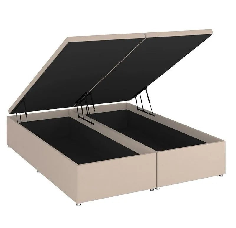Base Baú Para Cama de Queenl 158x198cm Ortobom - BEGE