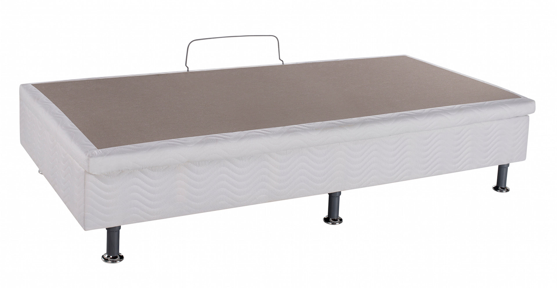 Base Baú Para Cama de Solteiro 88x188 Physical Ortobom com Pistão a Gás - BRANCO