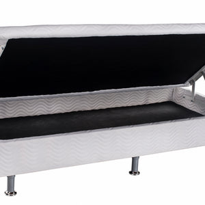 Base Baú Para Cama de Solteiro 88x188 Physical Ortobom com Pistão a Gás