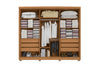 Guarda-Roupa Casal 6 Portas com Espelho 6 Gavetas CB01N566 Kappesberg