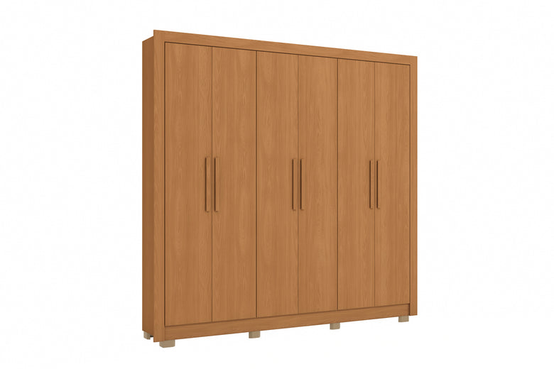 Guarda-Roupa Casal 6 Portas e 2 Gavetas CB02M569 Kappesberg