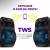 Caixa de Som Amplificada Mondial Connect Partyplus CM-250 250W Bluetooth