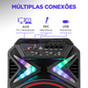 Caixa Amplificada Mondial CM-400 Connect Lights 400W Bluetooth USB/AUX/MIC