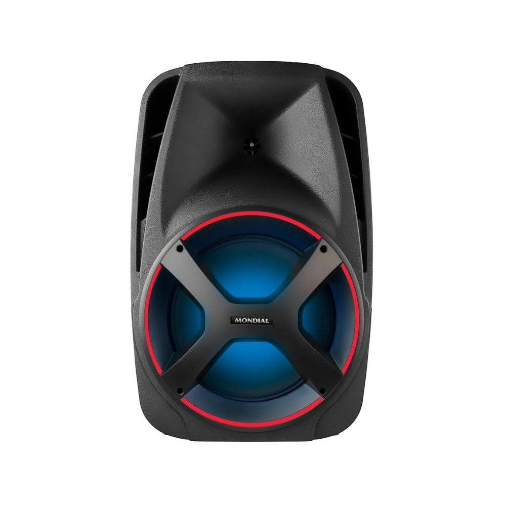Caixa de Som Mondial Connect Power Plus CM-550 Bluetooth Amplificada 550W USB - PRETO