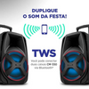 Caixa de Som Mondial Connect Power Plus CM-550 Bluetooth Amplificada 550W USB