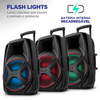 Caixa de Som Mondial Connect Power Plus CM-550 Bluetooth Amplificada 550W USB
