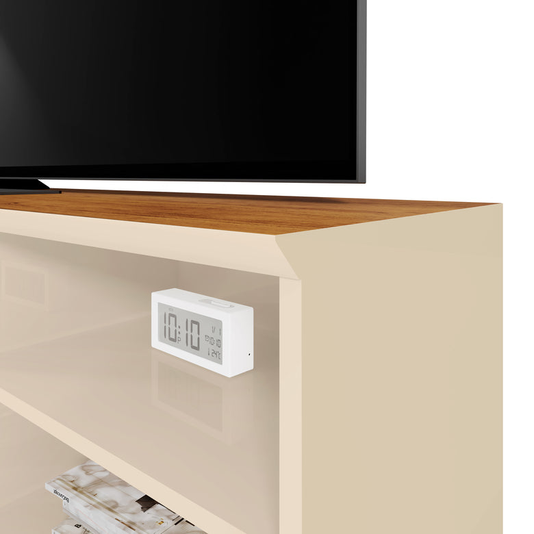 Rack para Tv de até 75 Polegadas Campinas 2 Portas com Nichos Mobler