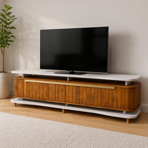 Rack para TV até 75 Polegadas Guarapari Bechara 180cm com 3 Portas