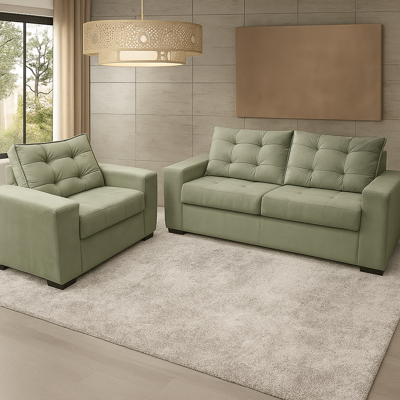 Conjunto de Sofá 2x3 Lugares Torun Masterflex