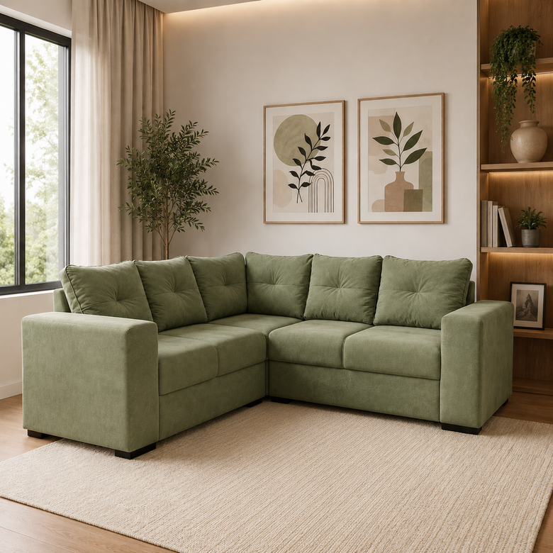 Sofá de Canto 5 Lugares Athena Masterflex