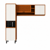 Cozinha Modulada 3 Macadâmia Peças com 7 Portas Telasul