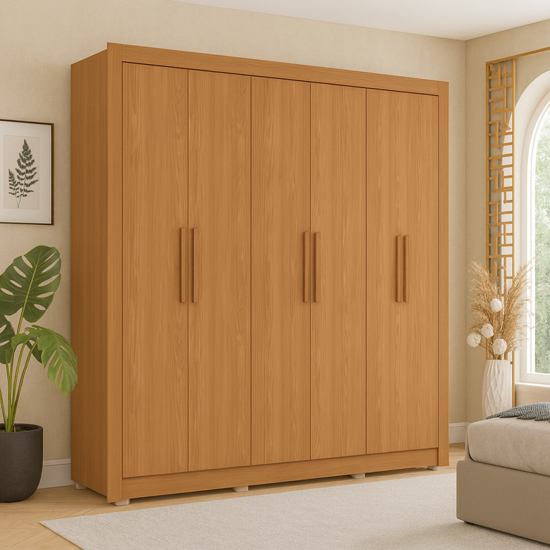 Guarda-Roupa Casal 6 Portas e 2 Gavetas CB02M569 Kappesberg