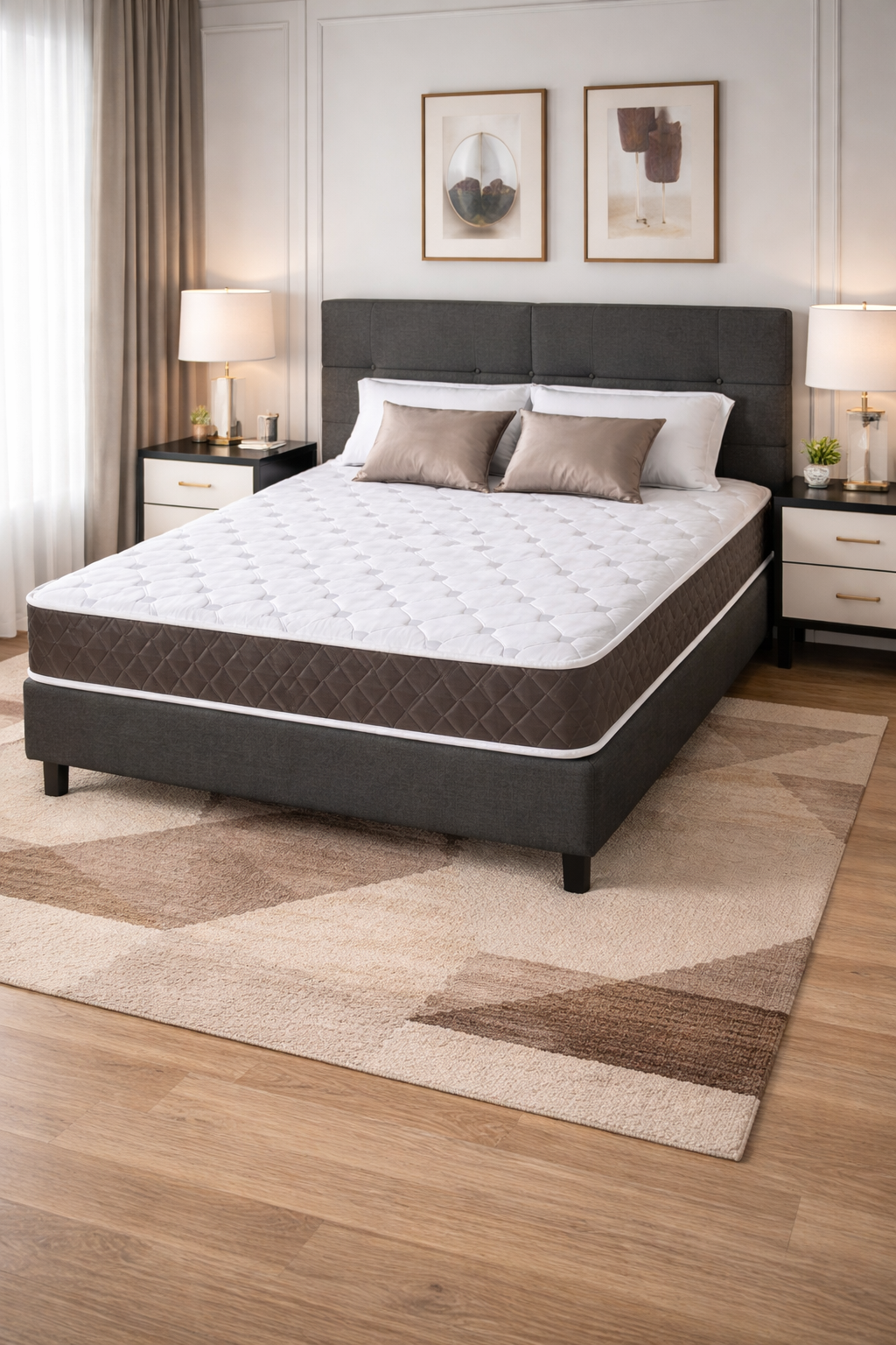 Colchão Casal Isoflex D33 138X188X28 Baflex - MARROM