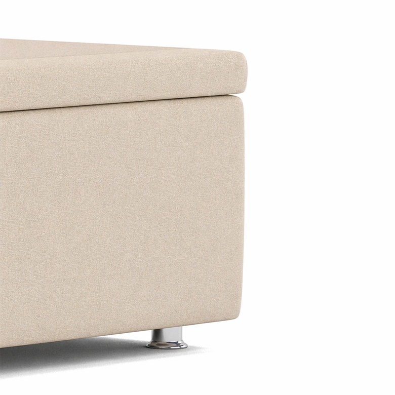 Base Baú Para Cama de Casal 138x188 Physical Ortobom com Pistão e Amplo Espaço Interno