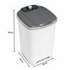 Tanquinho10kg Semiautomático com Big Dispenser Newmaq