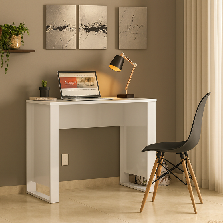 Escrivaninha com 1 porta e 1 Gaveta Morada Demóbile