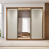 Guarda-Roupa Diamond Plus 3 Portas 6 Gavetas com Espelho Novo Horizonte