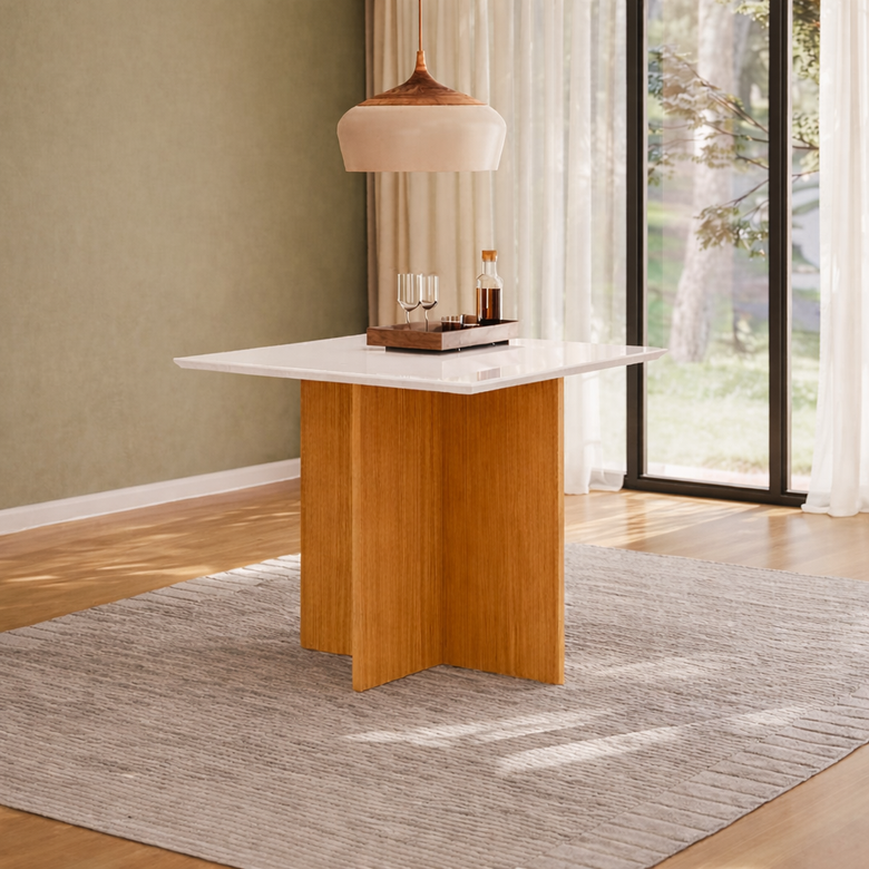 Mesa de Jantar 90cm 4 Lugares Helo Poliman