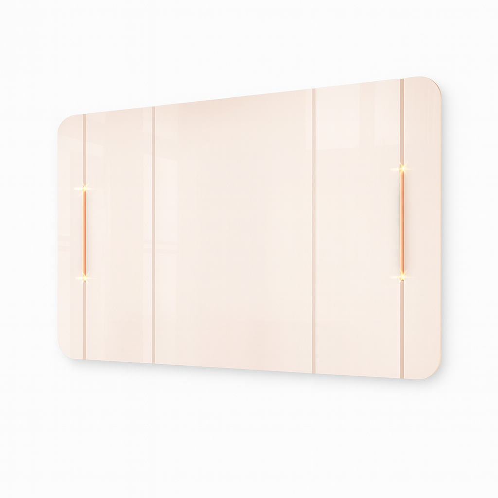 Painel Para Tv Até "75" Luminárias LED Areta Dj Móveis - OFFWHITE