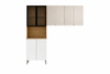 Cozinha Modulada Art 3 Peças 6 Portas Kits Paraná