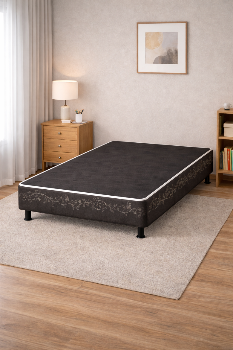 Base Para Cama Box Solteiro Bordada Universal 188x88 Baflex