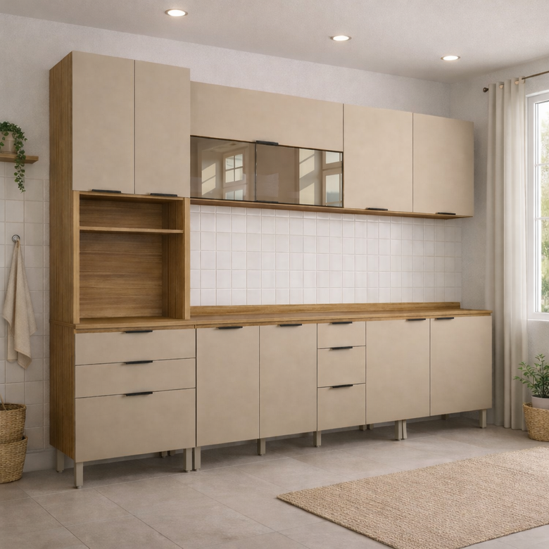 Cozinha Completa 3 Peças Viv Aluminum Kits Paraná