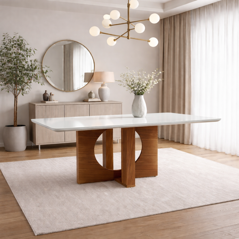 Mesa De Jantar Frisa 135X090 Lj Móveis