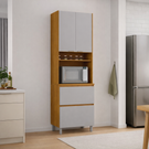 Paneleiro 70 cm 2 Portas 1 Gaveta Lumina Itatiaia