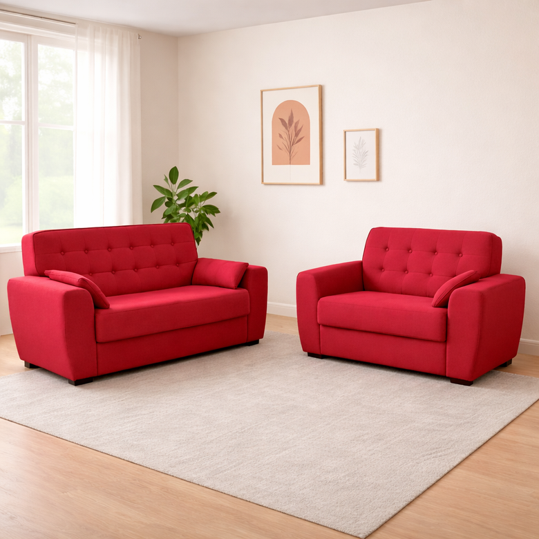 Conjunto de Sofás 3 e 2 Lugares Berlim Masterflex