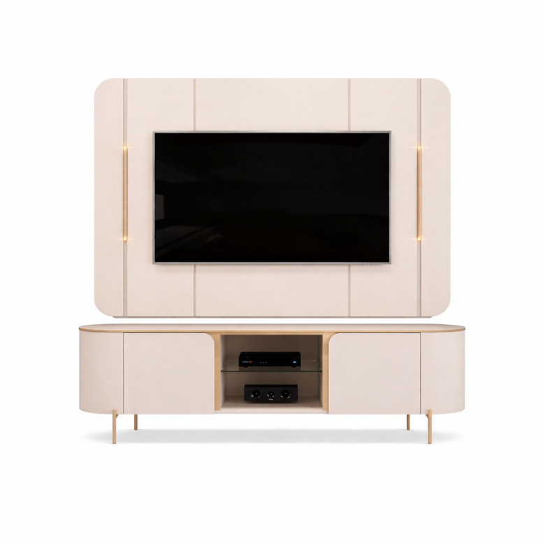 Painel e Bancada Adele Para TV até 65" DJ Móveis