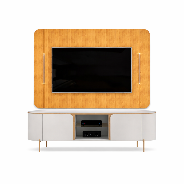 Painel e Bancada Adele Para TV até 65" DJ Móveis