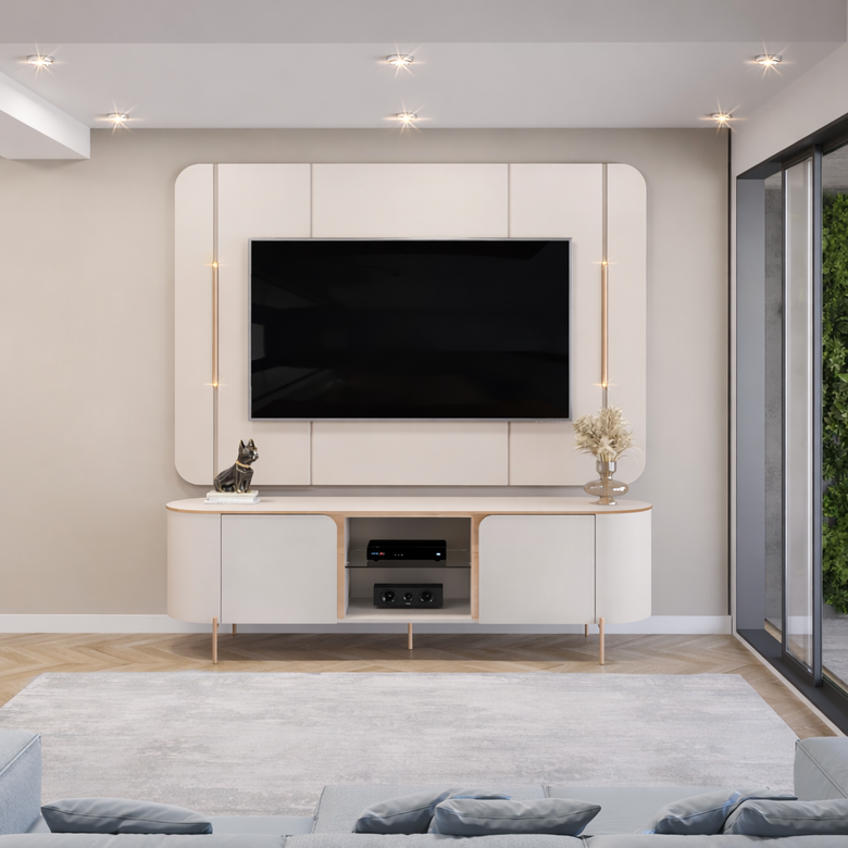 Painel e Bancada Adele Para TV até 65" DJ Móveis