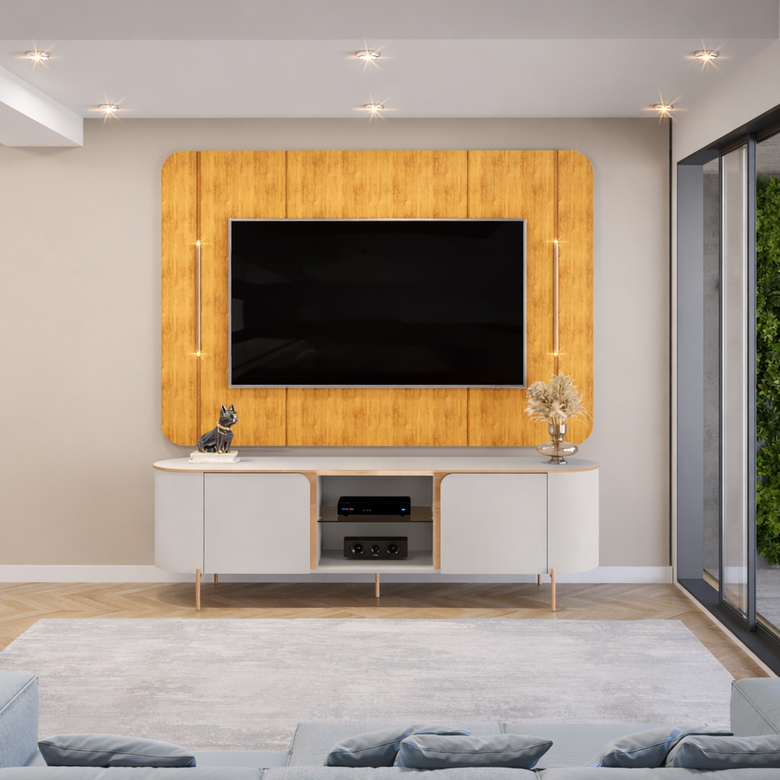 Painel e Bancada Adele Para TV até 65" DJ Móveis