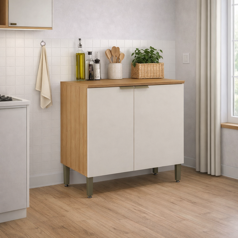 Balcão 2 Portas 80 cm Selene Linea