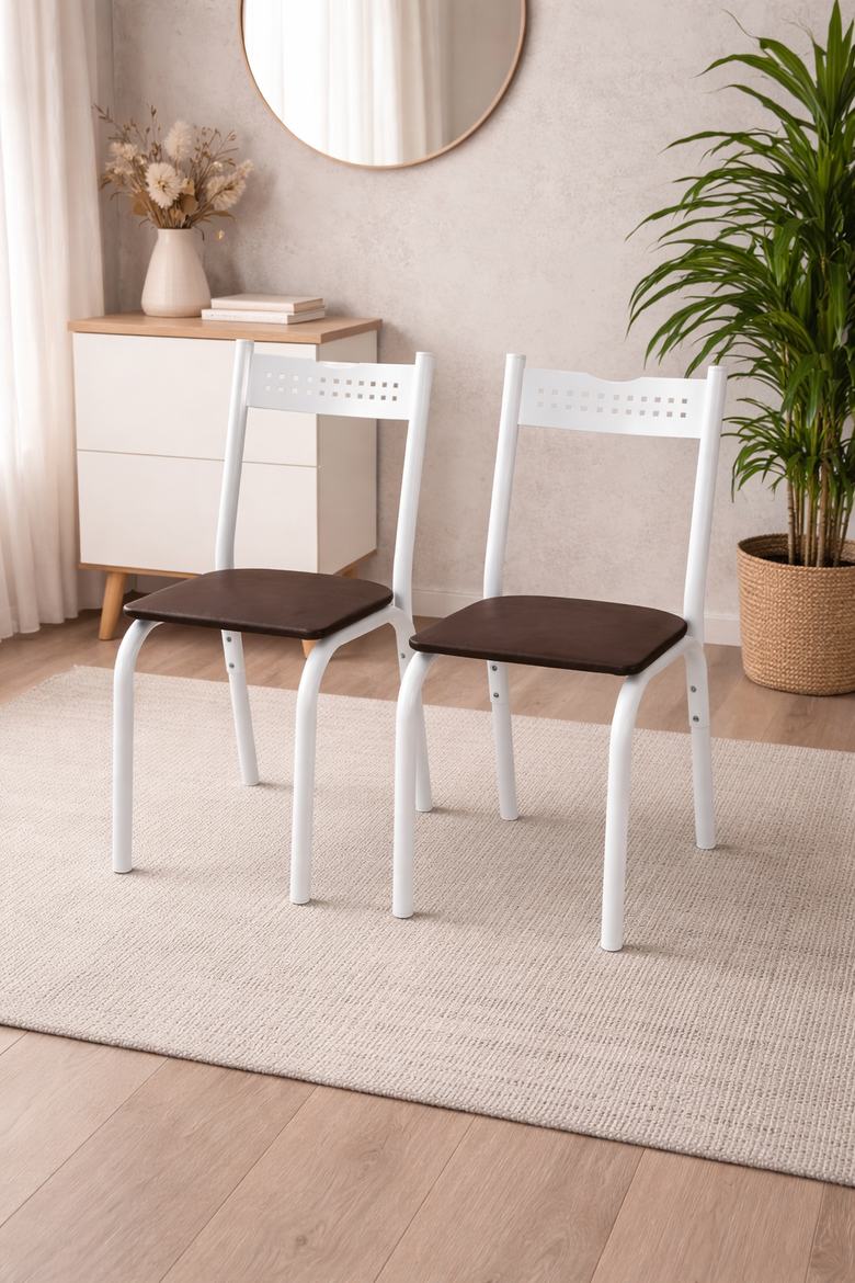 Conjunto de 2 Cadeiras Tubular Ciplafe